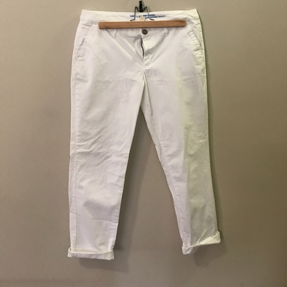 Khakis by GAP Skinny Boyfriend Pants