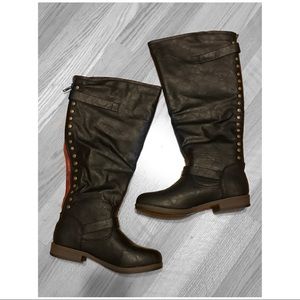 Knee High Wide Calf Boot