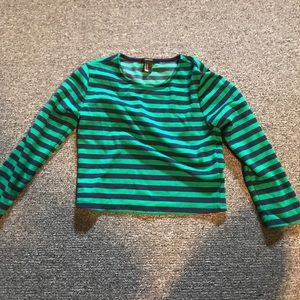Cropped Striped Longsleeve