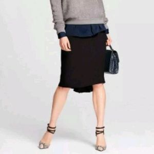WhoWhatWear Ruffle Pencil Skirt