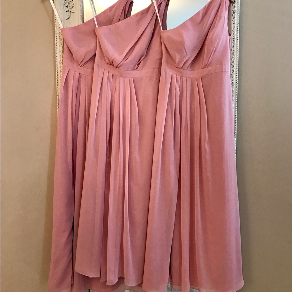 Davids Bridal Dress-blush pink. Worn once