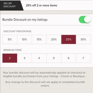 🔴🔴 Bundle 2 items and get 25% off 🎉🎉‼️