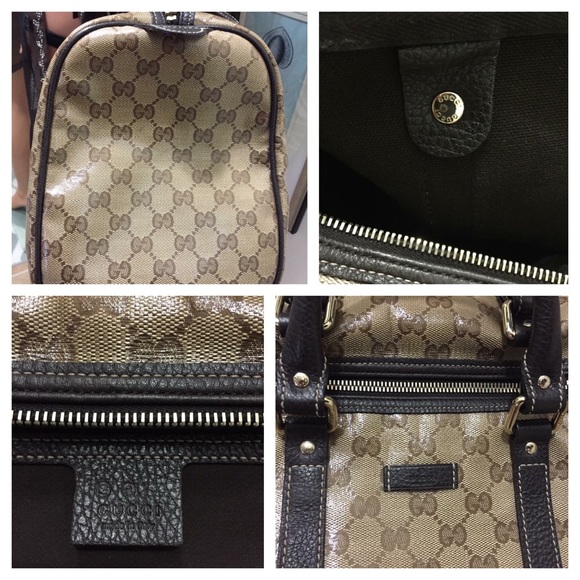 100% Authentic Large GUCCI Crystal Joy Boston Bag - Picture 6 of 8