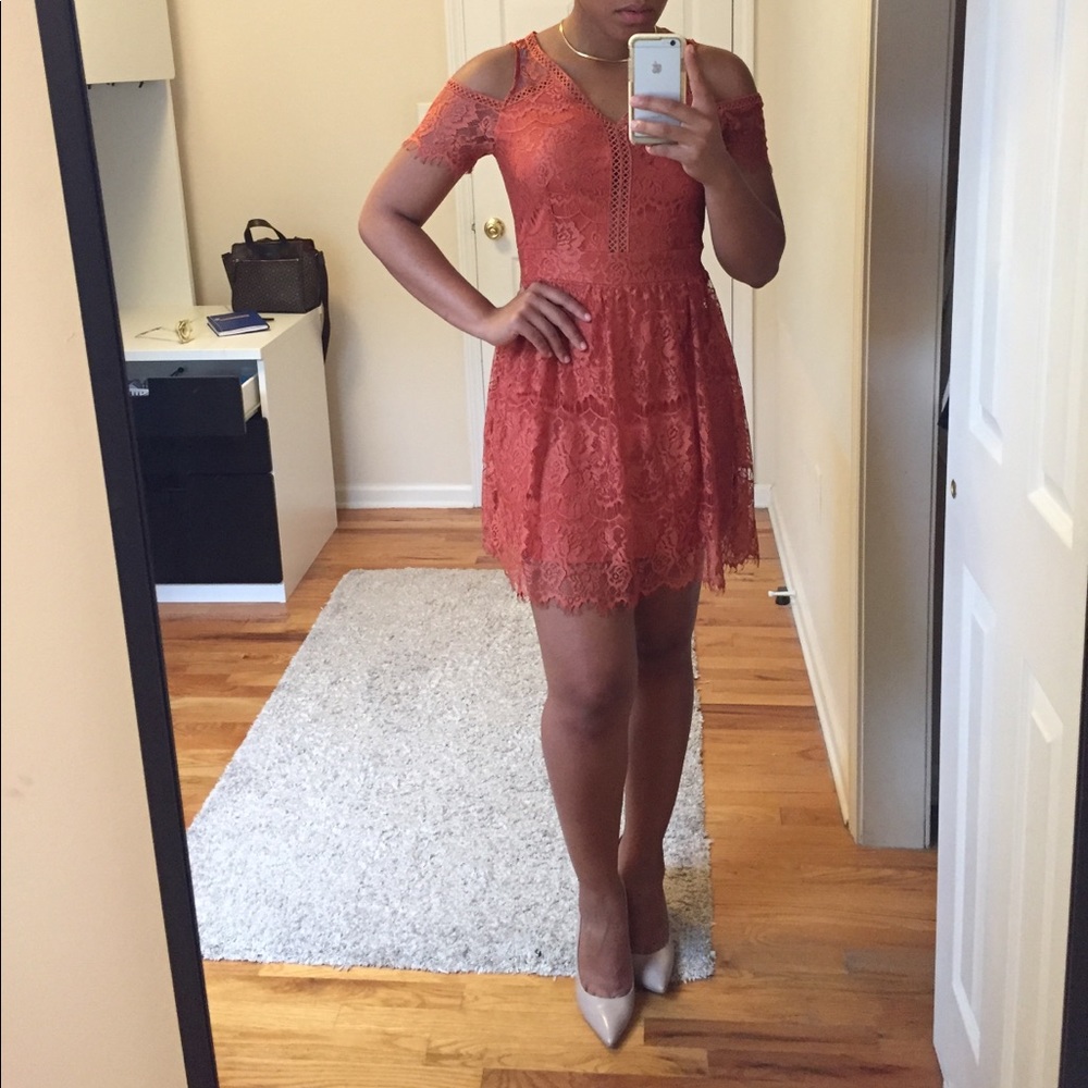 Autumn Glaze Lace dress