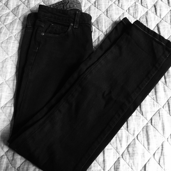 Paige size 25 NWOT "blue heights" black pants - Picture 1 of 4