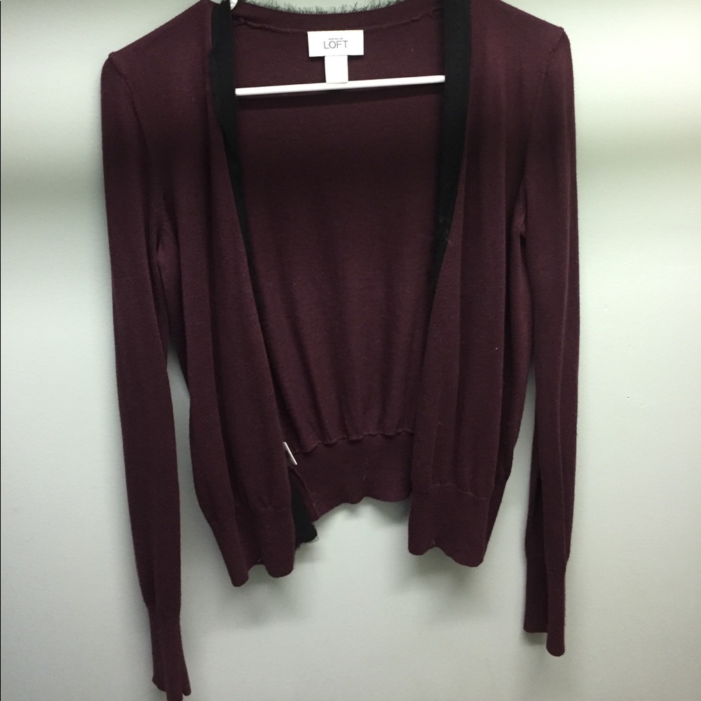 Burgundy/Red Cardigan