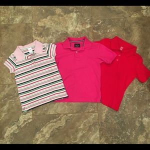 Bundle of size 7 set of 3 polos