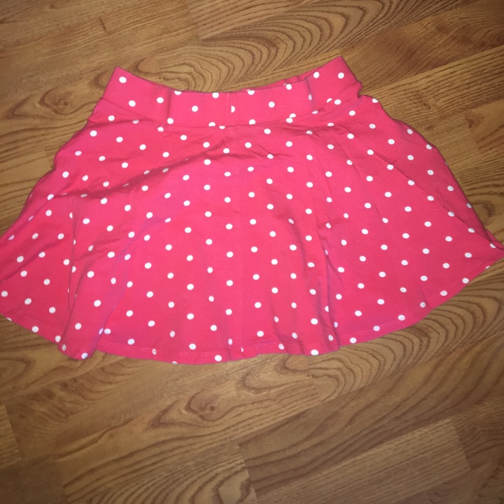 Pink Polka Dot Skirt