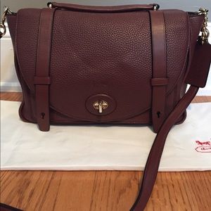 Coach Bleecker Brooklyn Pebbled Leather