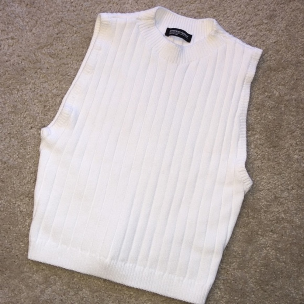 American Apparel Mock Neck Sweater Tank