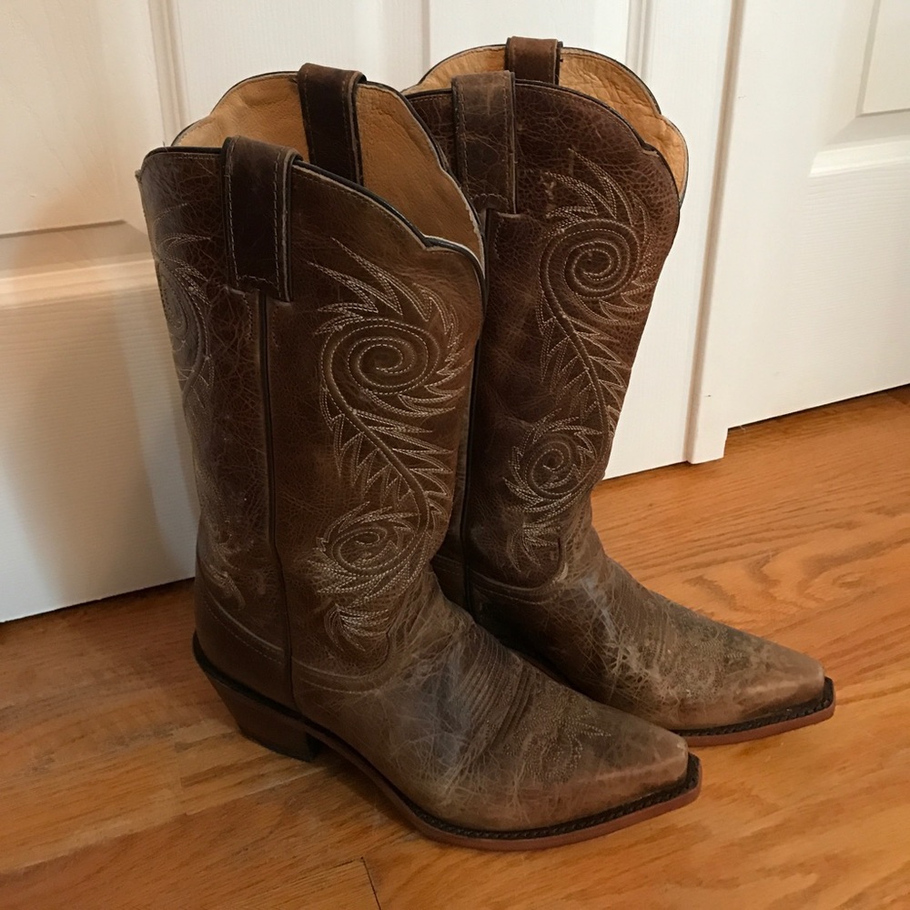 Justin cowgirl cowboy boots ~ Damiana