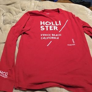 hollister long sleeve tee worn once