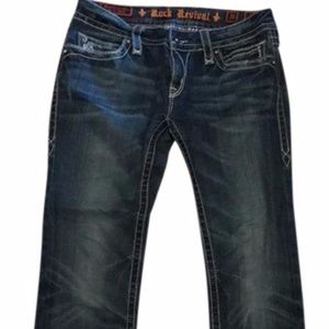 Rock Revival Noelle Straight Leg Jeans Size 31
