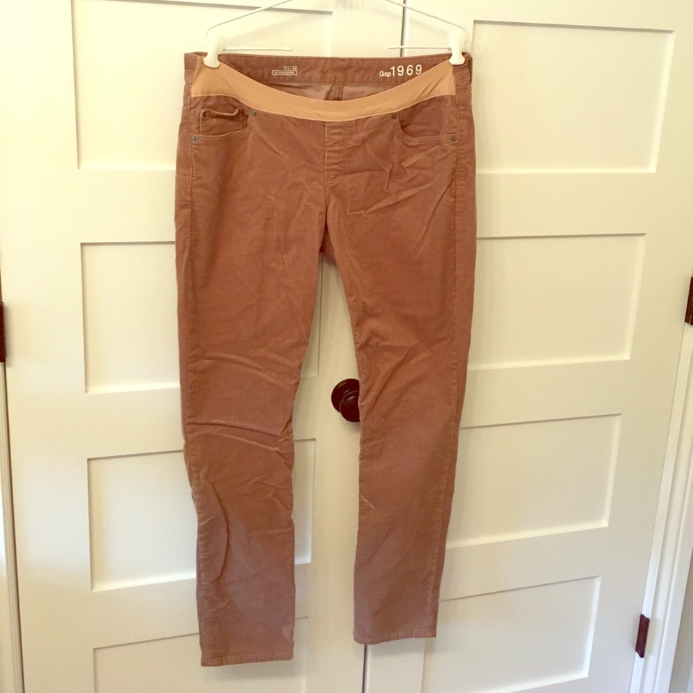 Gap corduroy maternity pants