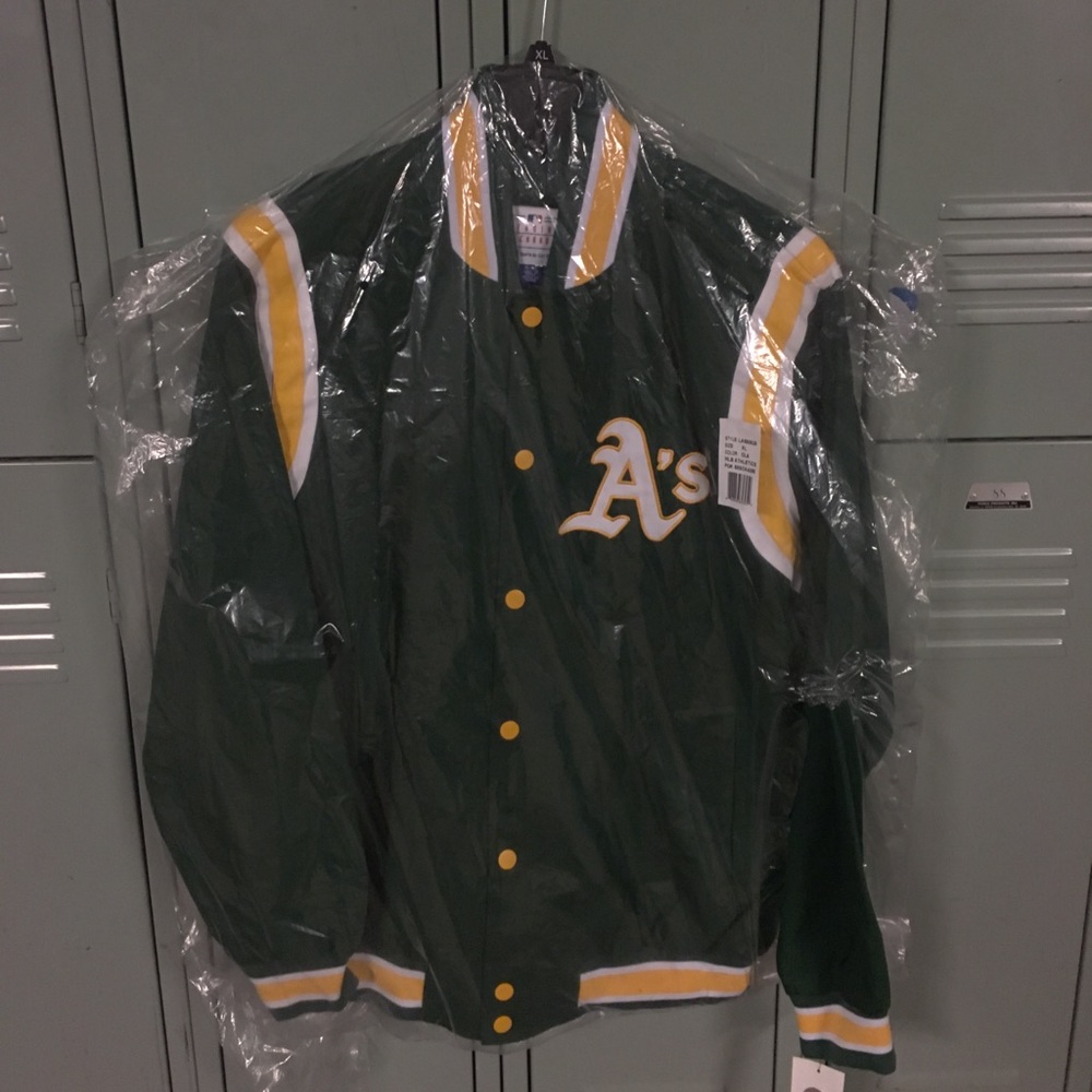 Authentic Oakland A's Varsity Jacket