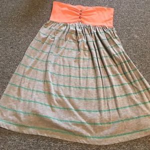 Strapless Mini Dress