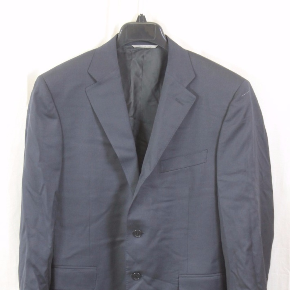 MENS CANALI DARK NAVY 100% WOOL SIZE 34