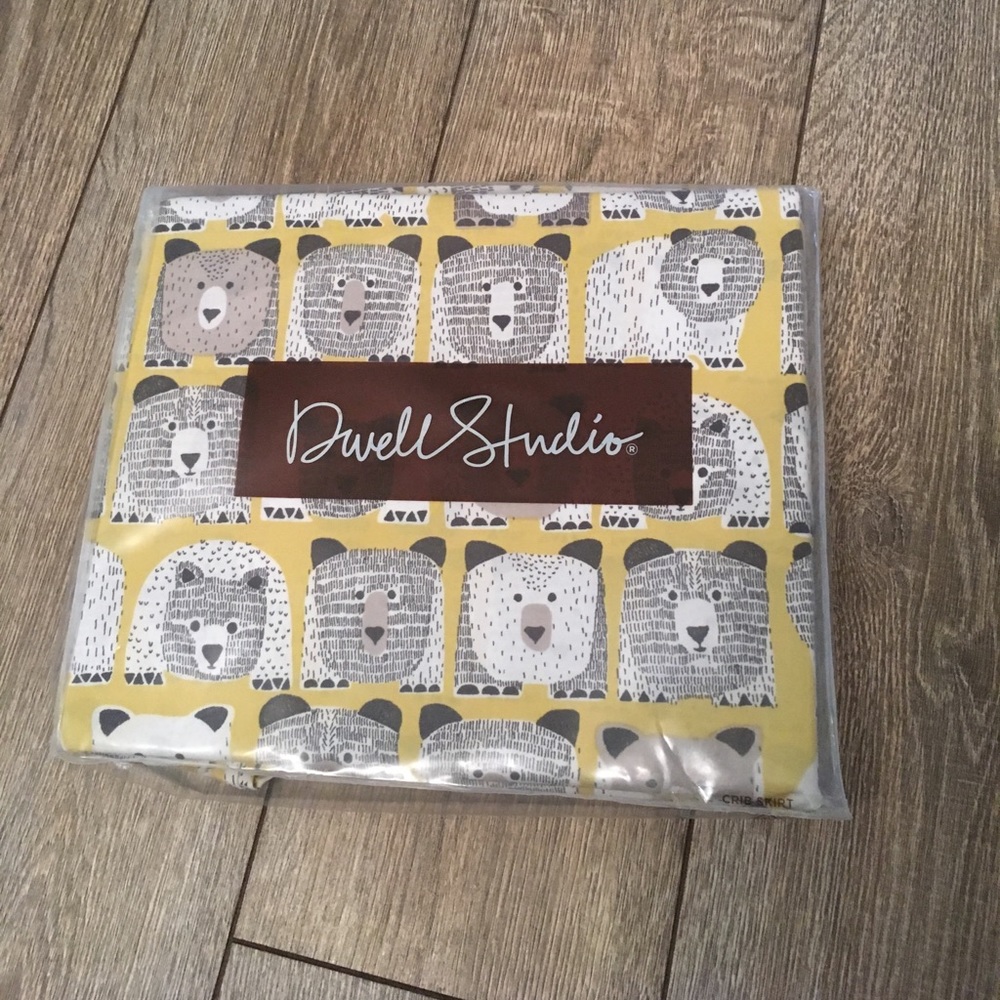 Dwell studio bears crib skirt
