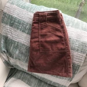 ✨Kendall + Kylie Pink Corduroy Circle Skirt✨