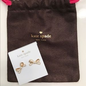 KATE SPADE BOW EARRINGS