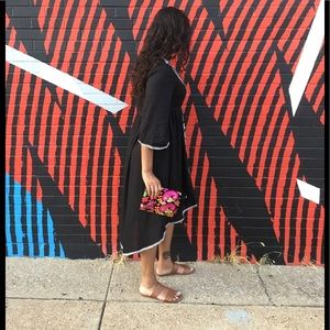 Holi Bag - colorful handcrafted clutch/crossbody