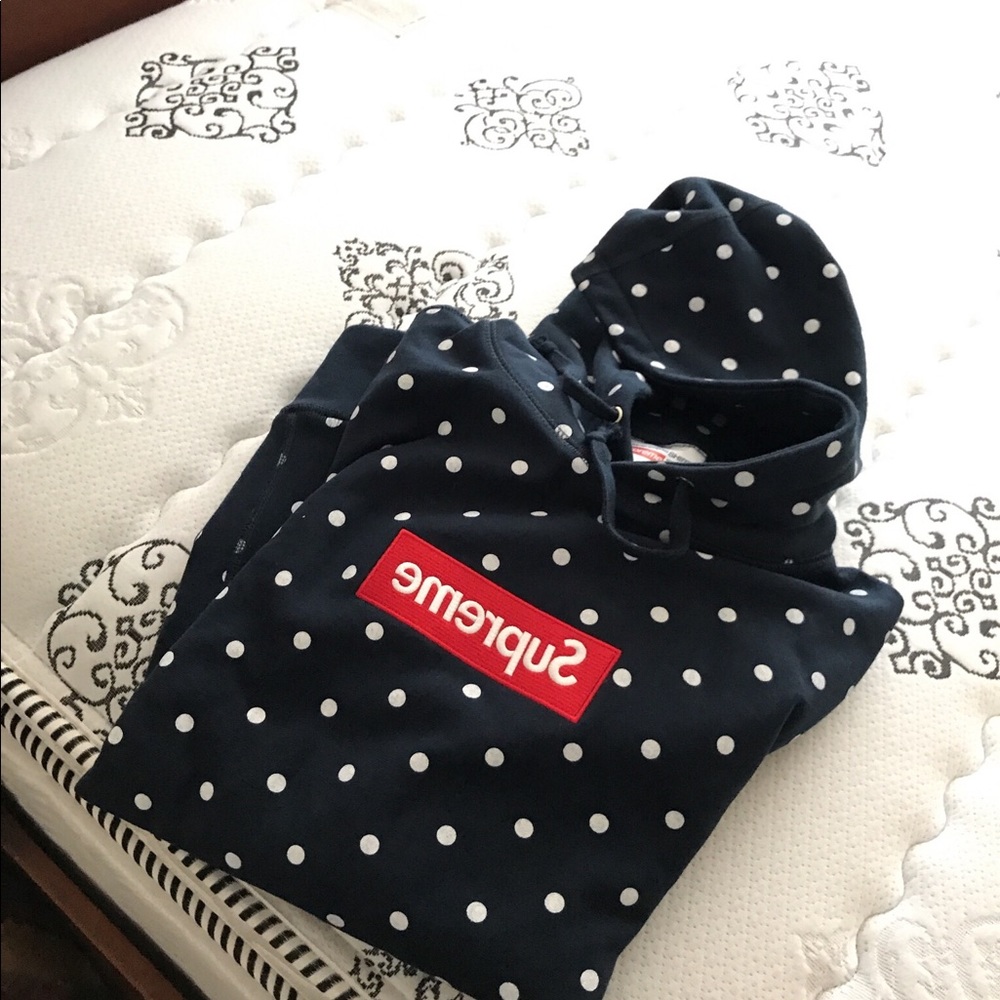 Supreme x Comme Des Garçon ss2012 Polka Dot Hoody