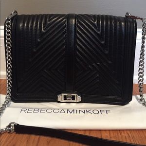Authentic Rebecca Minkoff Jumbo Love Crossbody