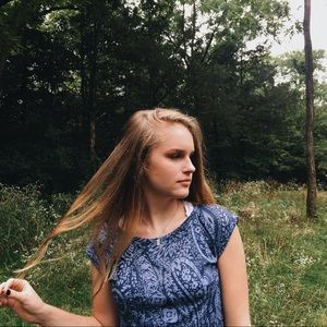 Aeropostale Navy Blue Blouse