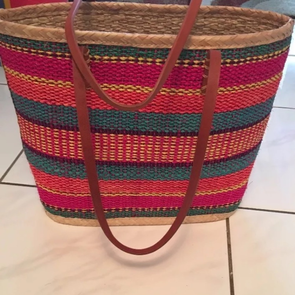 Lucky brand straw bag