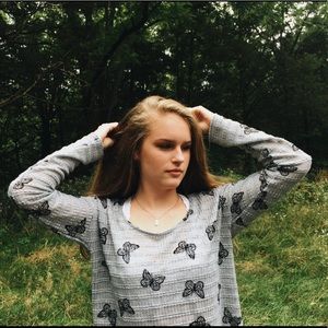Aeropostale butterfly sweater