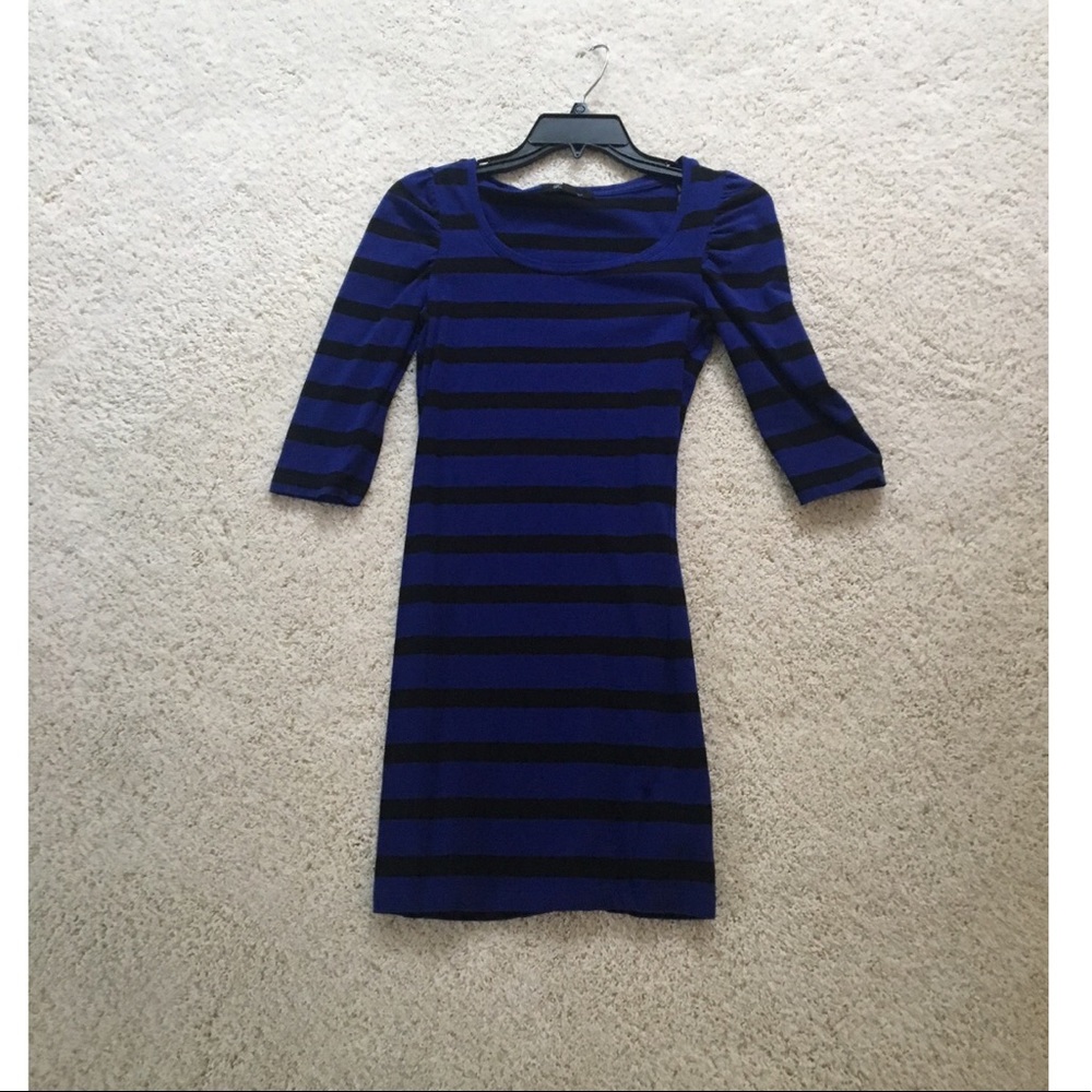 Never worn‼️ Forever 21 Striped Bodycon Dress 💙