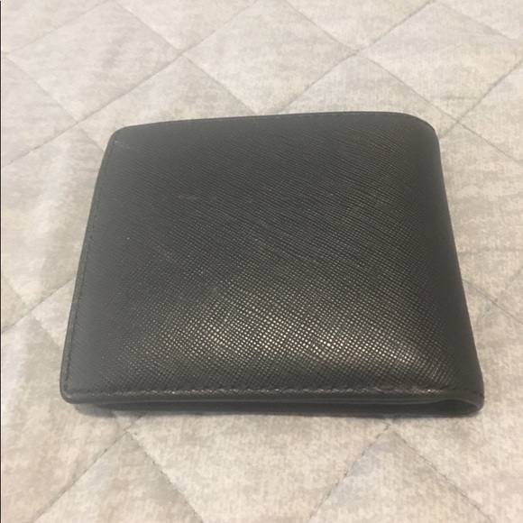 Men's Coach Black Canvas Leather Wallet - Picture 5 of 5