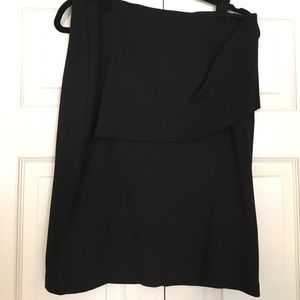 cabi Overlay Pencil Skirt (10) - Black