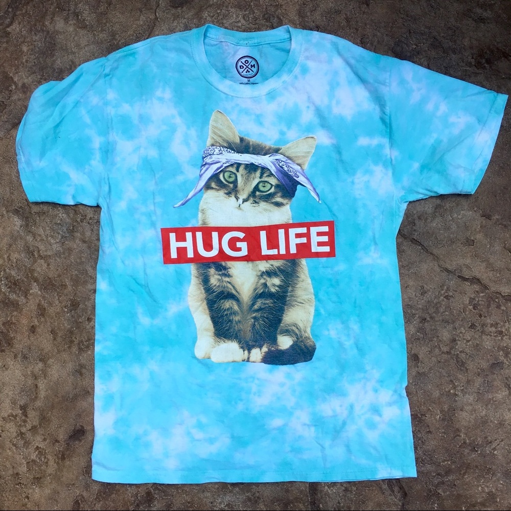 Funny Cat Tee - PUG LIFE - Picture 1 of 3