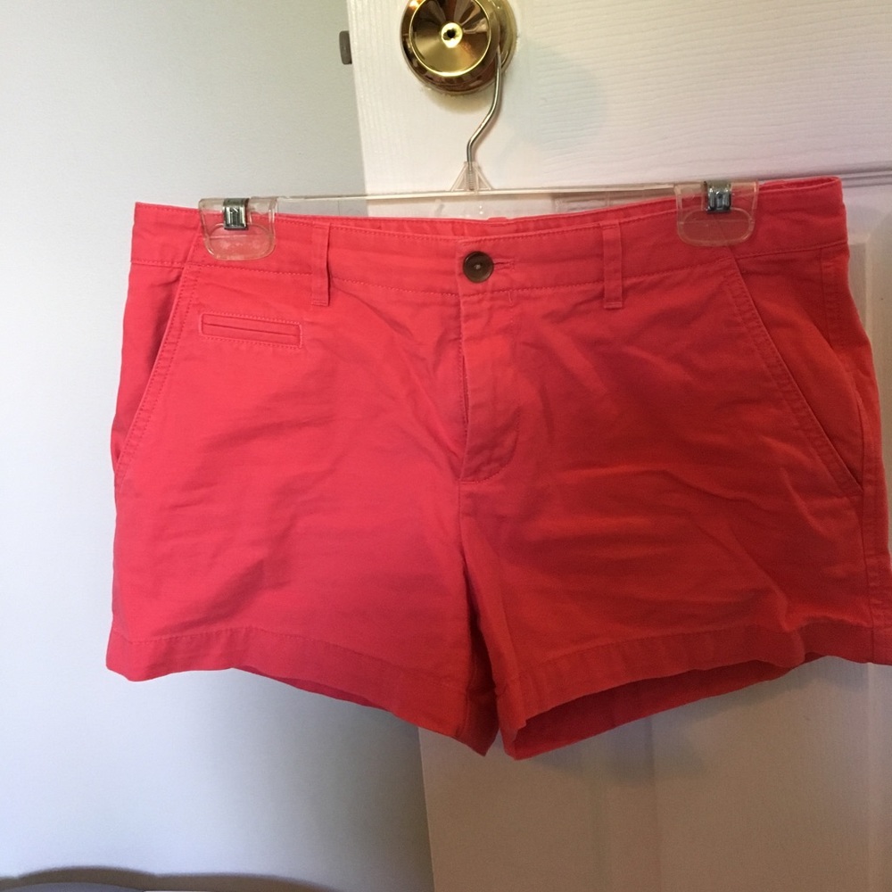 Gap coral chino shorts