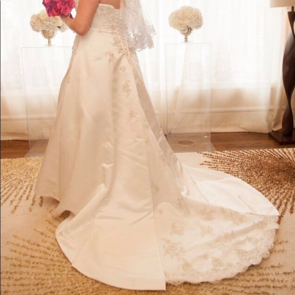 Davis Bridal wedding dress. preserve in a box.