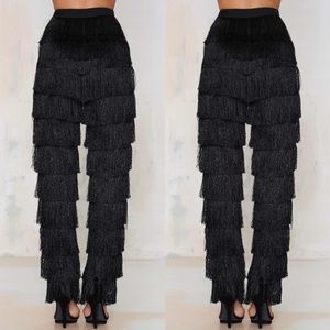 NWT Lavish Fringe Pants as seen on Rihanna🔥🔥🔥