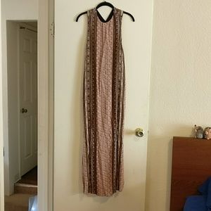 Ecote floor-length slitted dress