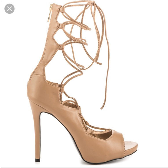 LFL Jade Strap Heels - Picture 1 of 4