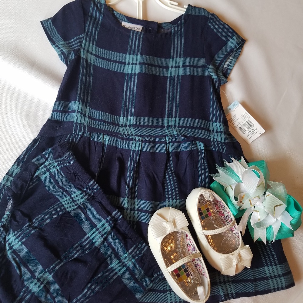 NWT Blue 2 piece Sassy Camper dress