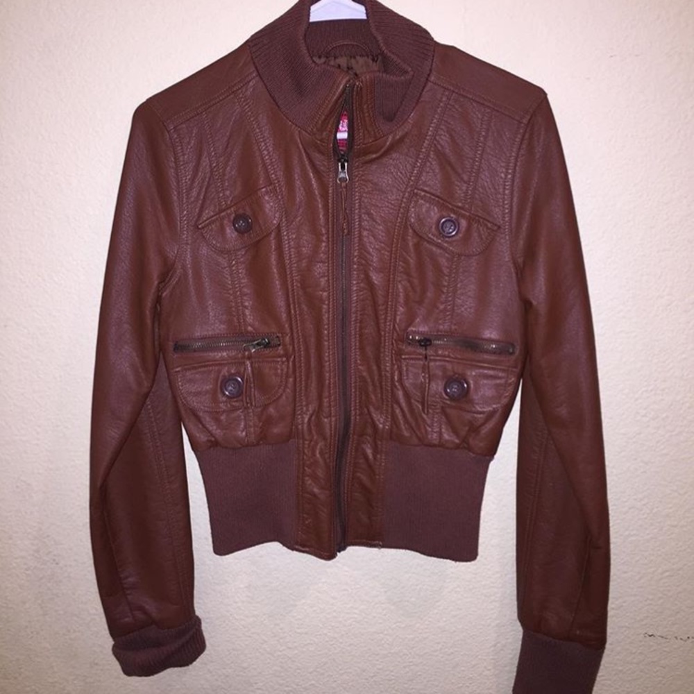 Leather jacket