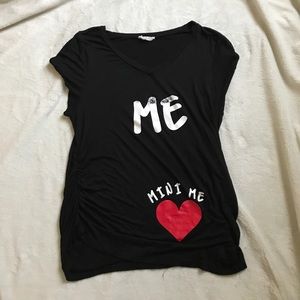 Me Mini Me Maternity tee