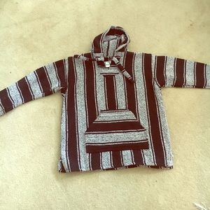 Black and grey Mexican Baja hoodie