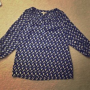 Women's geometric blouse