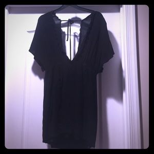 Black Tobi beach cover up