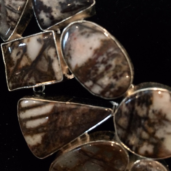 Gorgeous Jasper One Of A Kind Statement Necklace - Picture 2 of 2