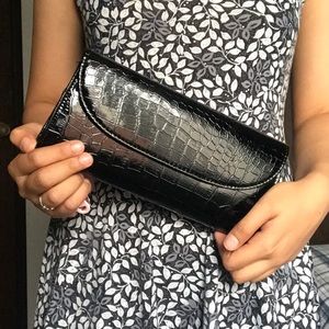 Black 3 in 1 clutch bag