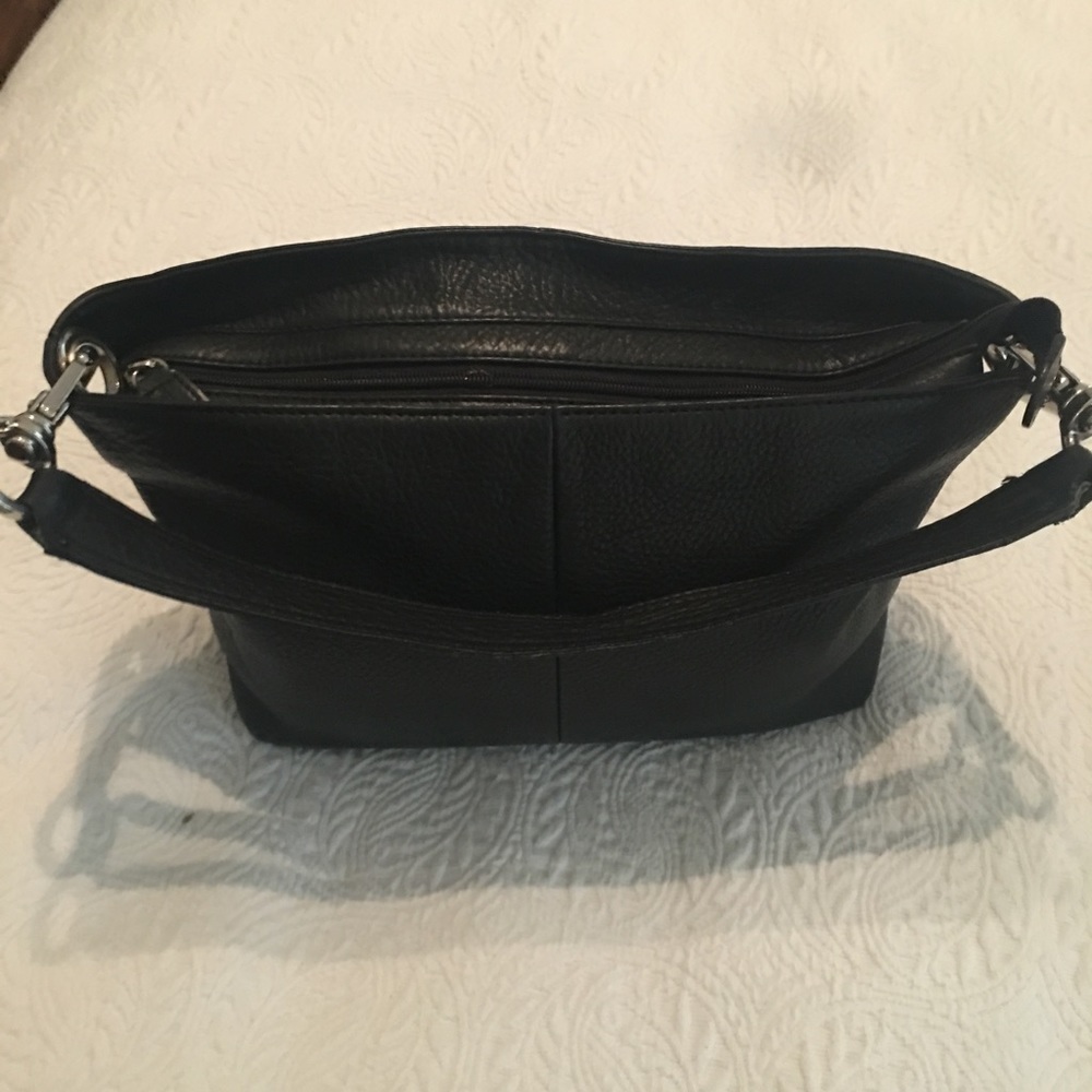 Black Leather hand bag
