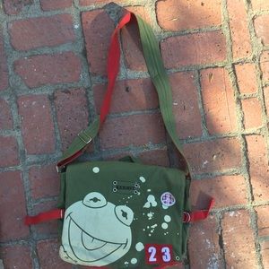 Kermit muppets laptop bookbag shoulder bag