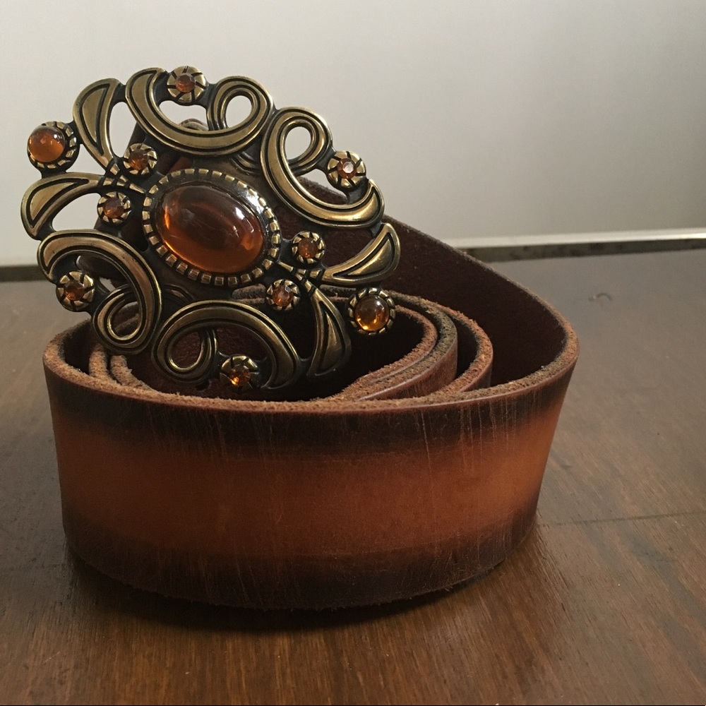 Brown Leather Belt